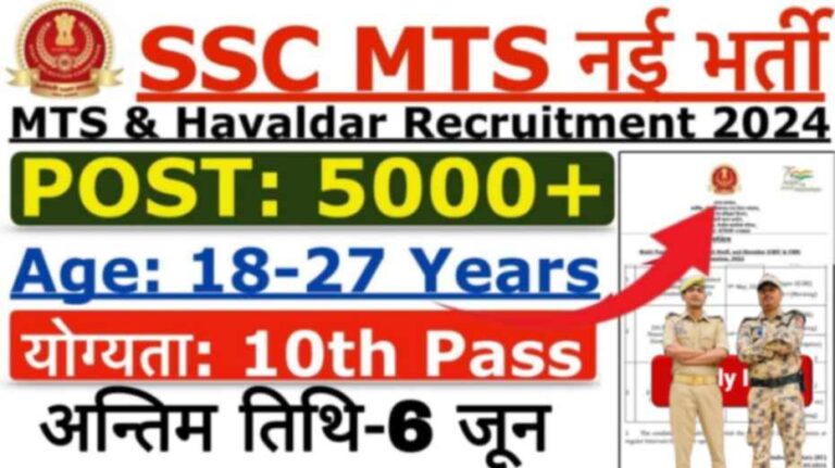 SSC MTS Vacancy 2024