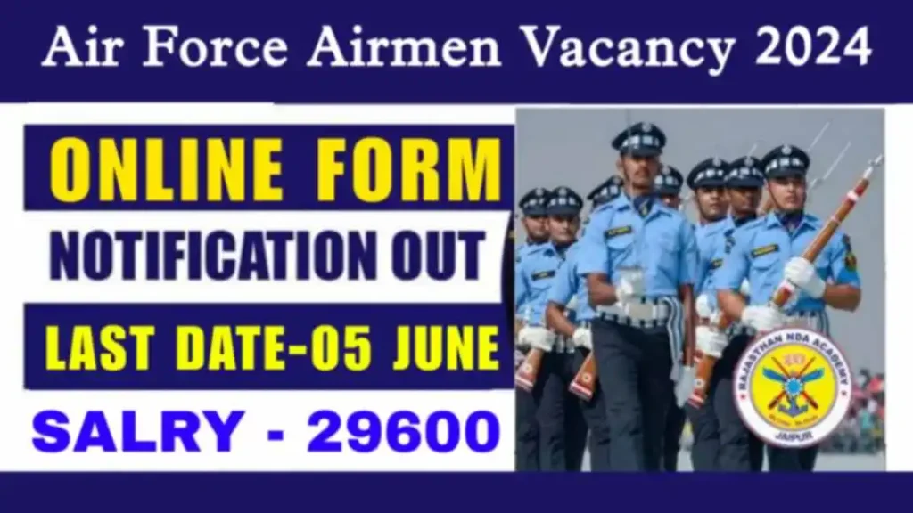 Air Force Airmen Vacancy 2024